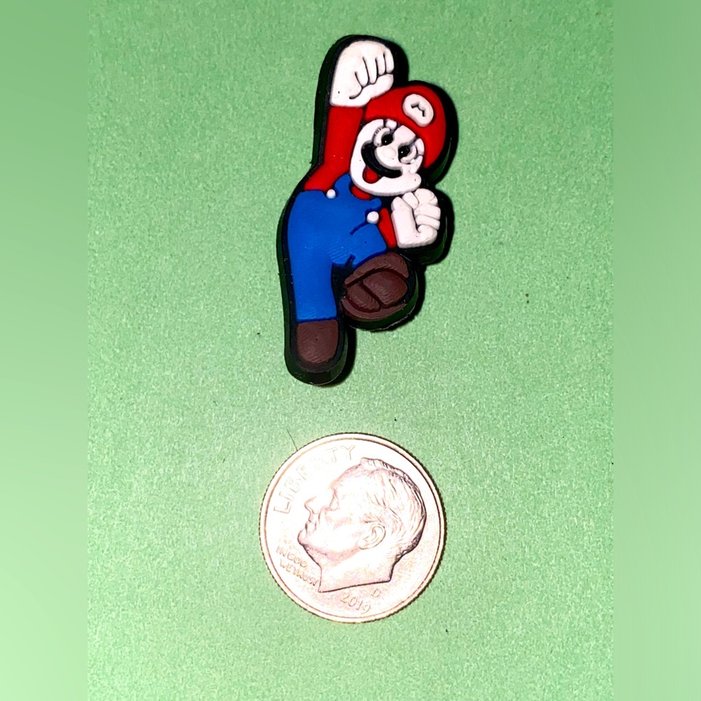 (10 for $15) Super Mario Bros Nintendo Crocs Shoe Charms
